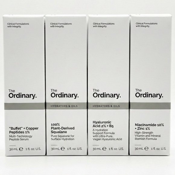 The Ordinary Other - NEW ‼️ THE ORDINARY - 4 PACKS - SKINCARE FACE SERUM SET BEAUTY BUNDLE